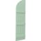 Ekena Millwork Americraft 4-Board (3 Batten) Wood Joined Board-n-Batten Shutters w/ Arch Top, ARW401BQ414X77SGH, PR ARW401BQ414X77SGH - alternate 3